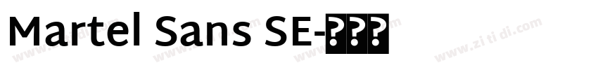 Martel Sans SE字体转换